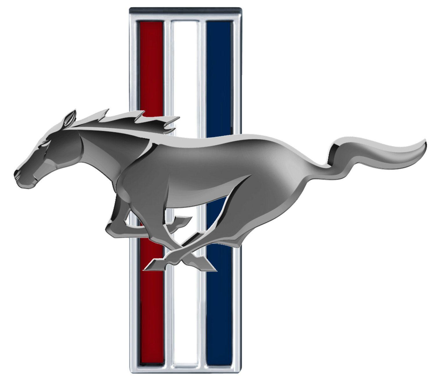 Cool Ford Mustang Logo - Ford Mustang Tri Bar Logo Emblem vinyl decal wall graphic