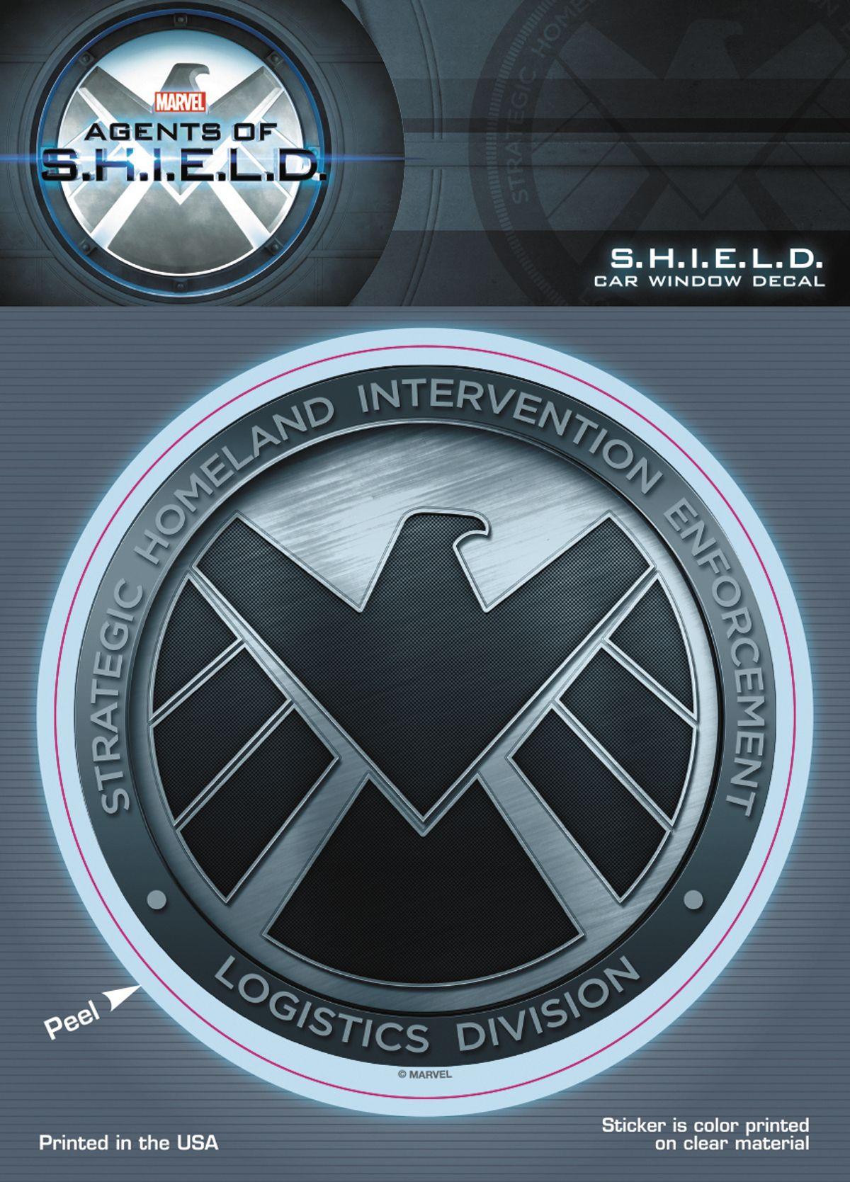 Marvel Shield Logo - JUL168676 - MARVEL AGENTS OF SHIELD LOGO VINYL DECAL - Previews World