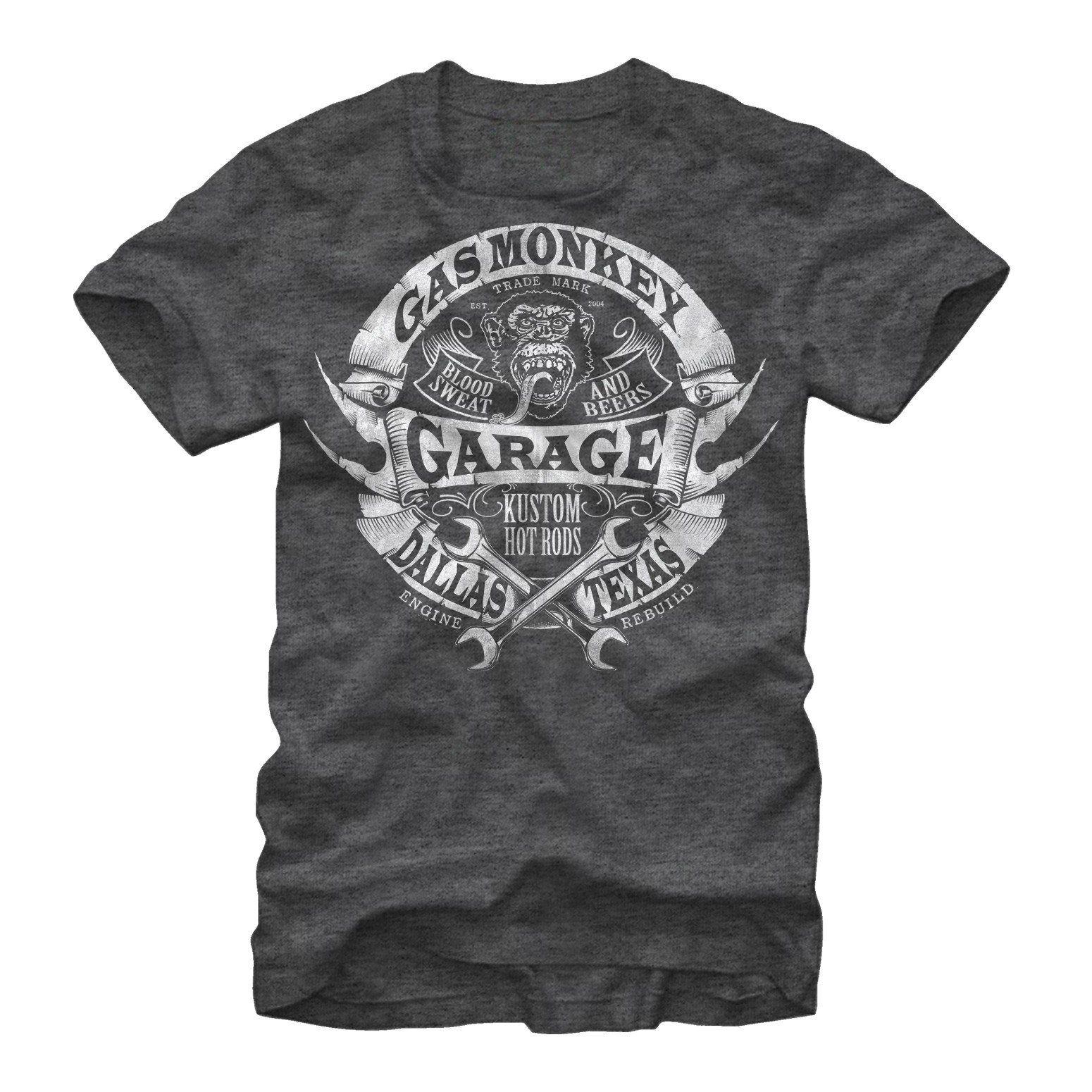 Garage Clothing Logo - Men's Wrenches. Gas Monkey Garage. Gas monkey
