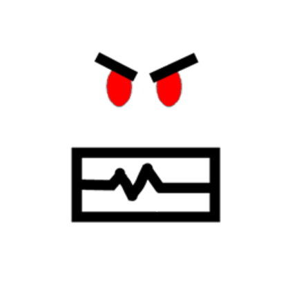 Evil Robot Logo Logodix - roblox devil face