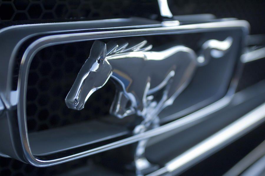 Cool Ford Mustang Logo - 1965 Shelby Prototype Ford Mustang Grille Emblem 2 Photograph by ...