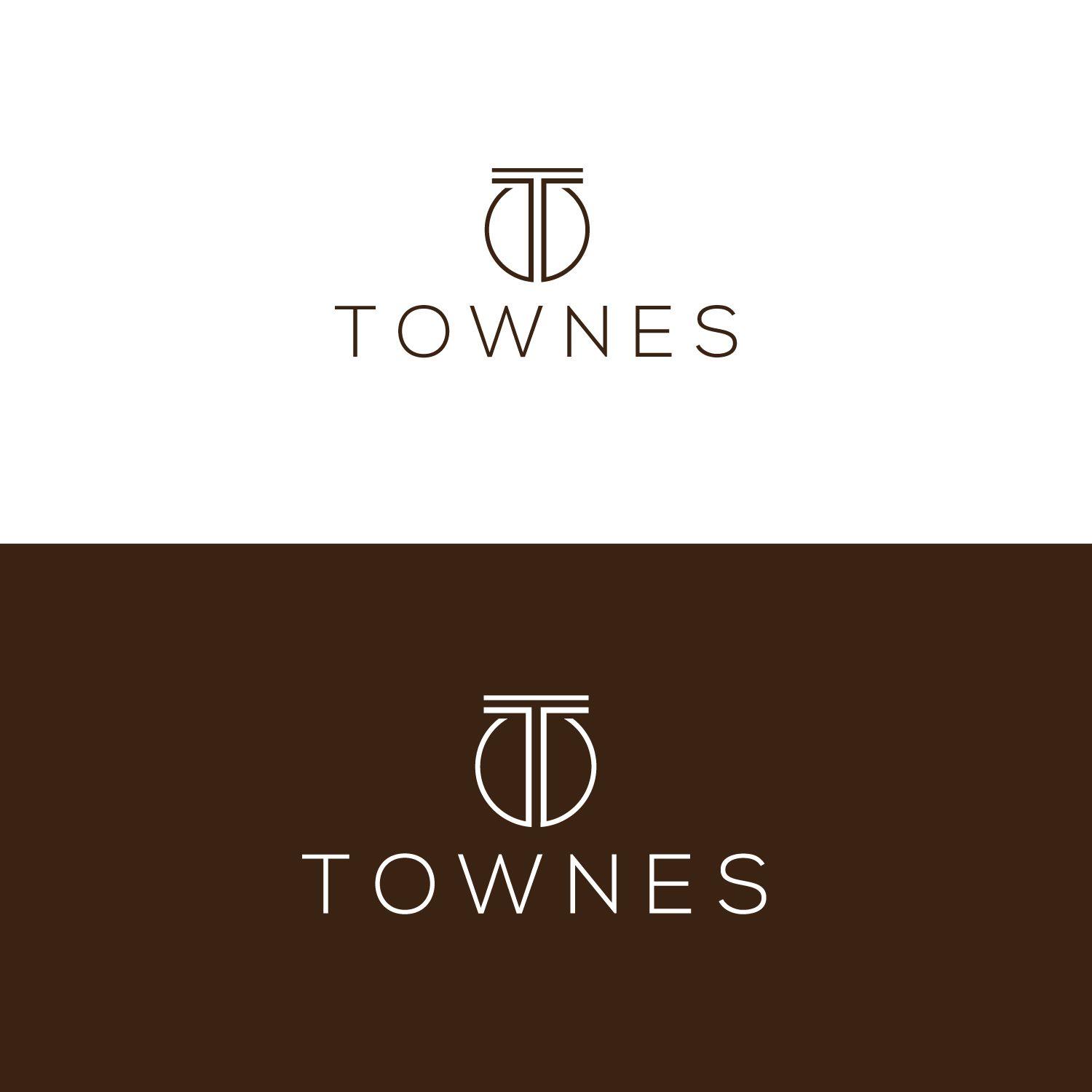 Modern Apartment Logo - Playful, Modern, Apartment Logo Design for Townes