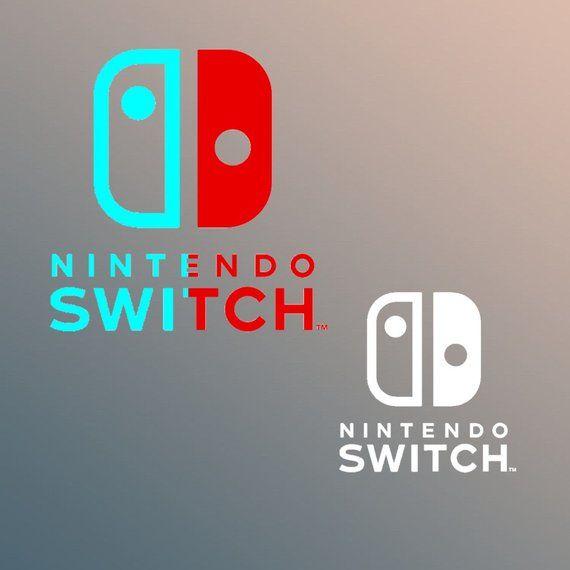 Nintendo Switch Logo - NINTENDO SWITCH logo vinyl decal. nintendo logo decal. yeti decal
