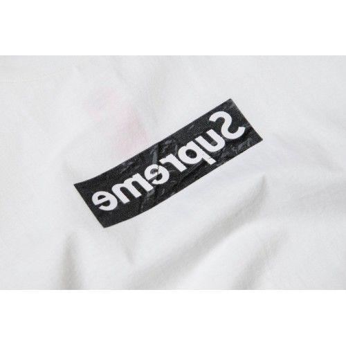 Reverse Supreme Logo - Supreme Black Reverse Box Logo T-Shirt (White)