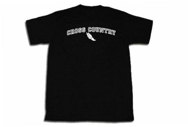 Cross Country Winged Foot Logo - Cross Country With Winged Foot T-shirt