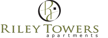 Modern Apartment Logo - Riley Towers Apartments. Downtown Indianapolis Apartments, 46204