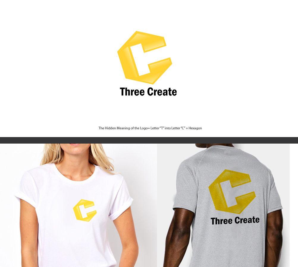 With Just Letter C Logo - Playful, Economical, Design Agency Logo Design for Three Create or ...