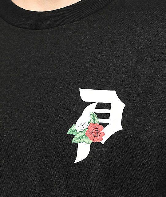 Primitive P Logo - Primitive Dirty P Dos Flores Black T-Shirt | Zumiez