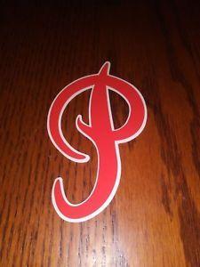 Primitive P Logo - PRIMITIVE SKATEBOARDING THE ICONIC SCRIPT P RED LOGO DIECUT ...