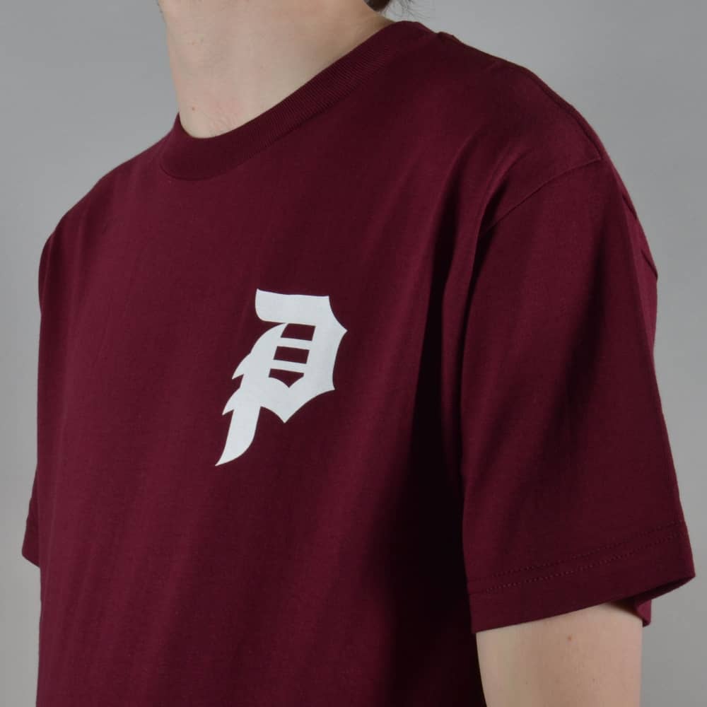 Primitive P Logo - Primitive Apparel Dirty P Skate T-Shirt - Burgundy - SKATE CLOTHING ...