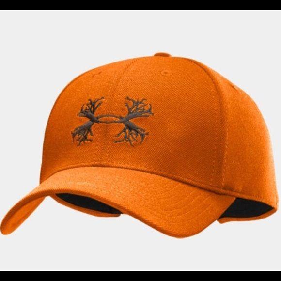Under Armour Antler Logo - Nwot. Under armour Blaze orange hunting hat Antler logo. Color best ...