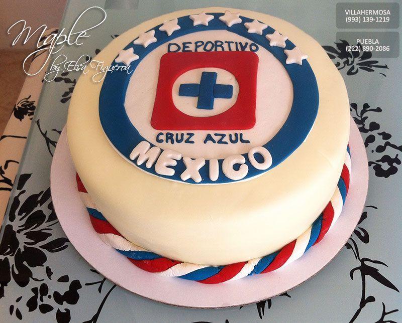 Pastel De Un Logo - Pastel del Cruz Azul. Birthday Ideas. Cake, Cupcakes