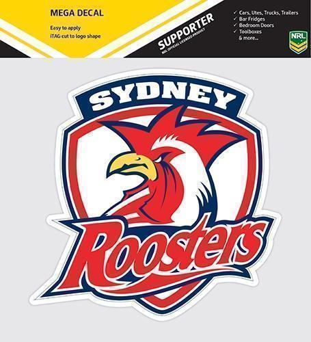 Car and Truck Club Logo - Sydney Roosters NRL Club Logo Large Pre Cut Car Spot Sticker Decal
