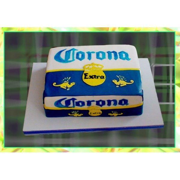 Pastel De Un Logo - Pastel del Carton de Cerveza Corona. Pasteles para Celebrar