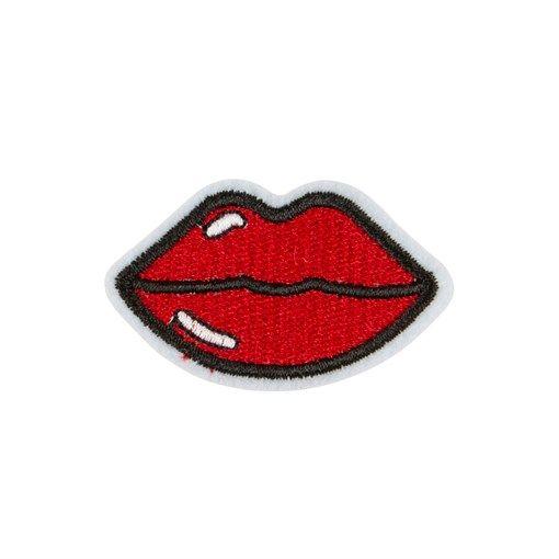 Red Lip and Toungue Logo - Red Lips Iron on Patch Accessory