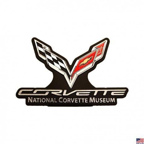 C7 Corvette Logo - C7 Corvette Emblem Rubber Magnet | The Corvette Store