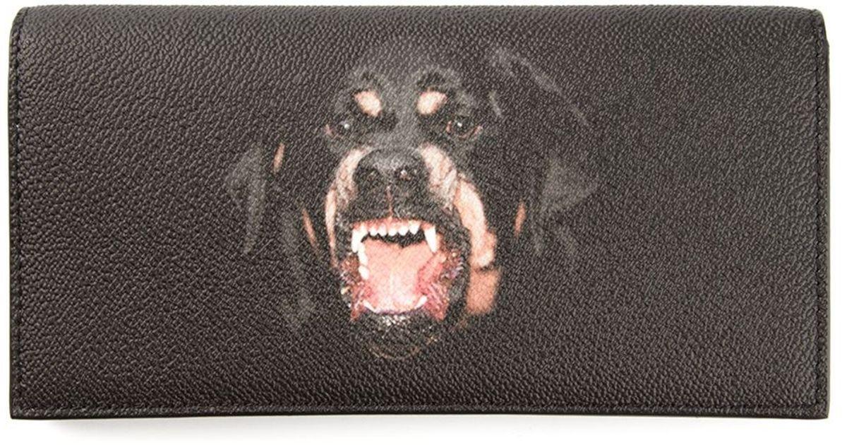Givenchy Rottweiler Logo - Lyst Rottweiler Continental Wallet in Black