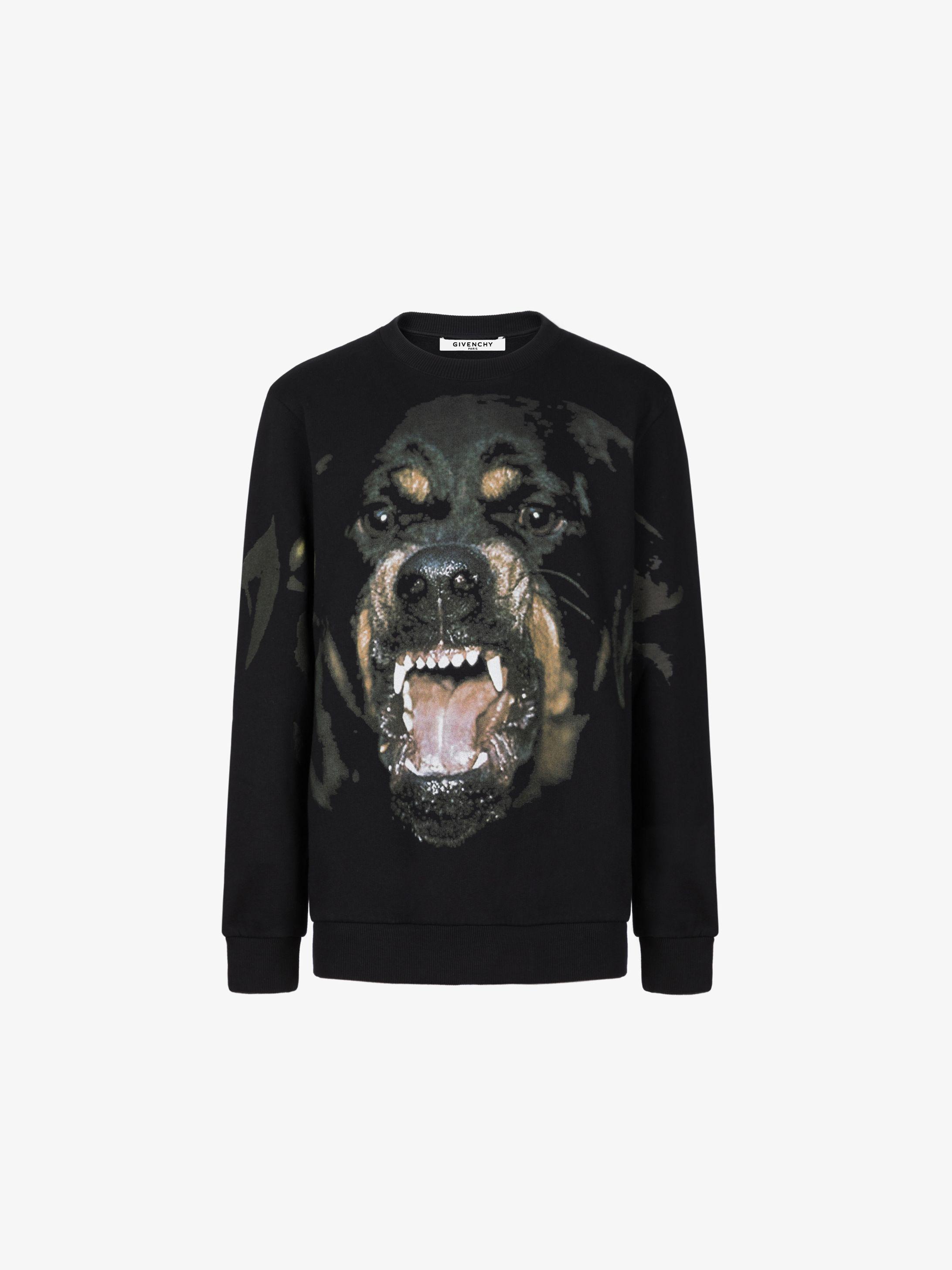 Givenchy Rottweiler Logo - Givenchy Rottweiler printed sweatshirt