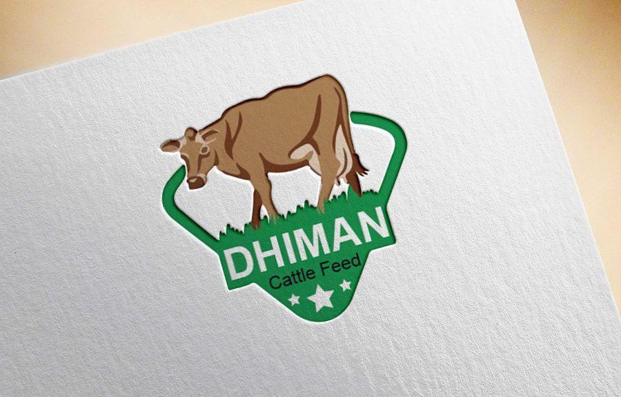 Cow Food Logo - Entry #52 by sdshanto for Design a Logo for Dhiman cattle feed with ...