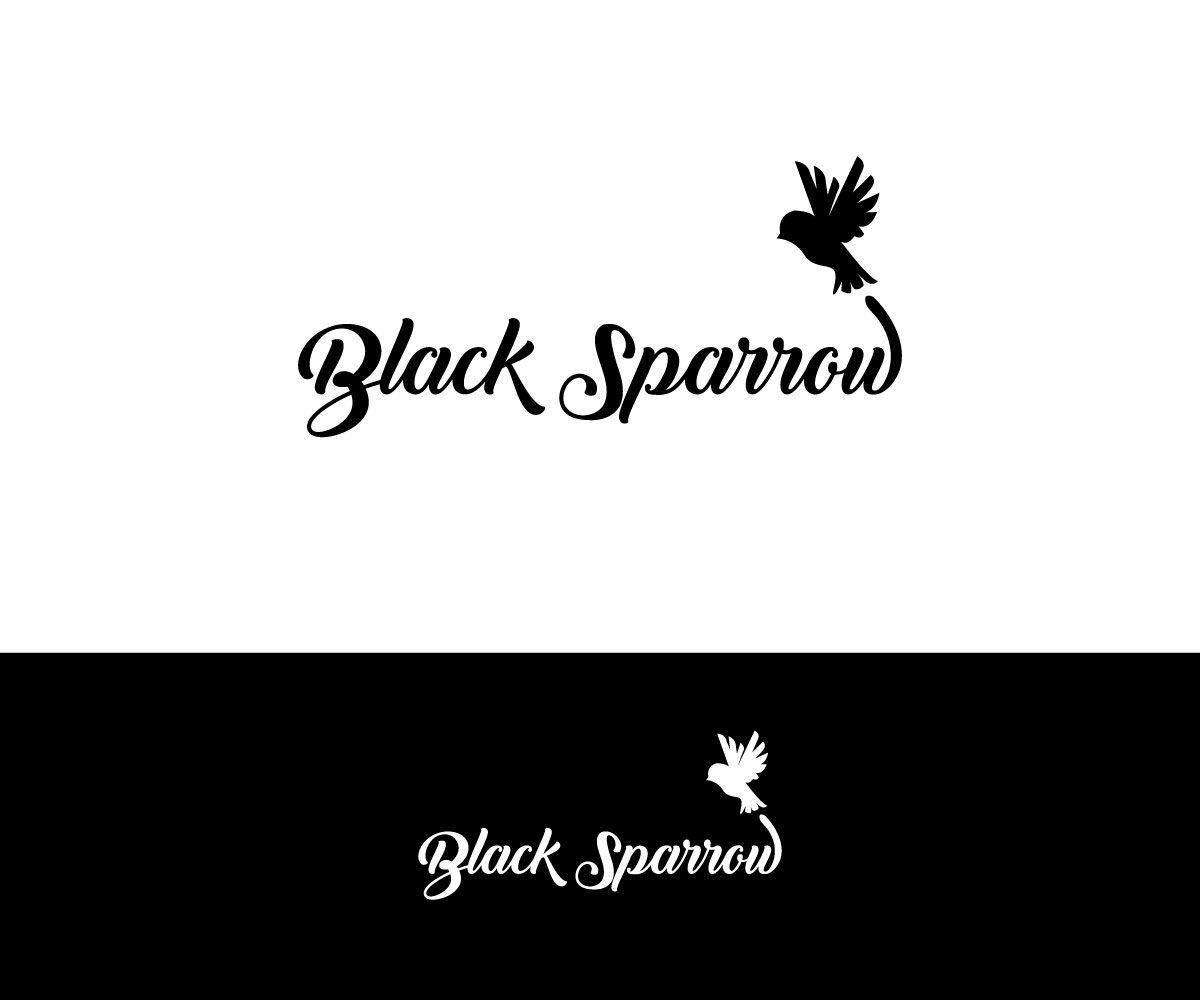 Black Sparrow Logo - Bold, Upmarket Logo Design for Black Sparrow or any abbreviation of ...