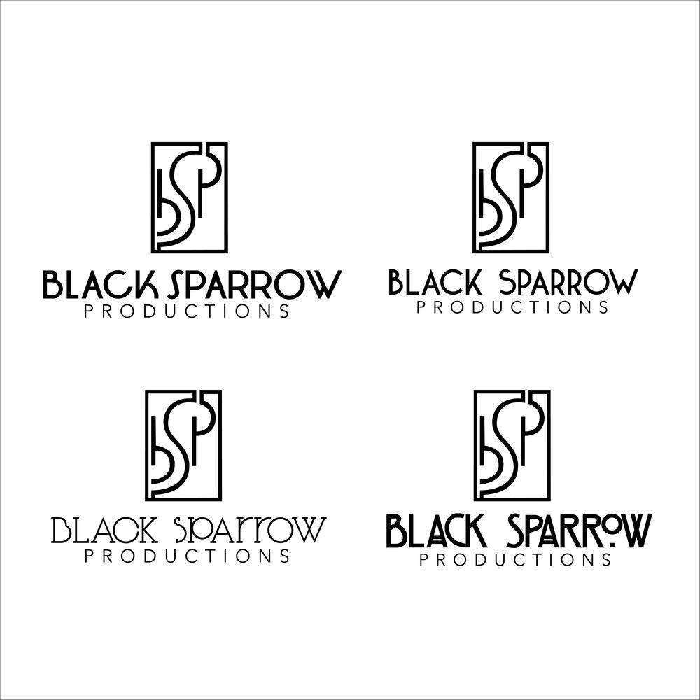 Black Sparrow Logo - Black Sparrow Productions' Logowork — Sponge Designs