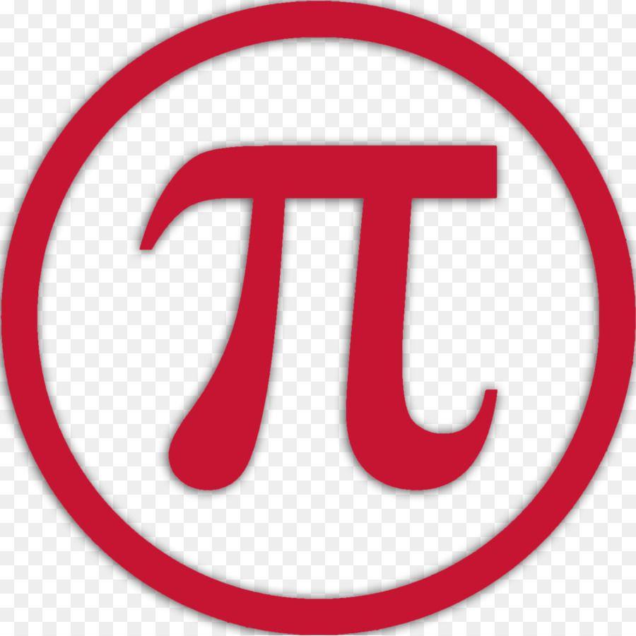 Red Pi Logo - Mathematics Science Bumper sticker Pi png download