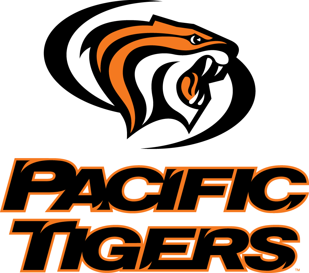 Orange and Black Tiger Logo - Pacific Tigers Primary Logo - NCAA Division I (n-r) (NCAA n-r ...