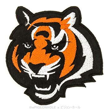 Orange and Black Tiger Logo - Road to Championship ] Who Dey Head; NFL Cincinnati Bengals (Orange ...