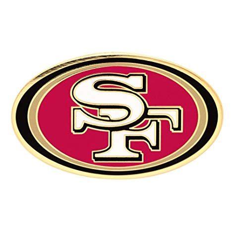 49ers Football Logo - Amazon.com : San Francisco 49ers Team Logo Pin : Football Apparel