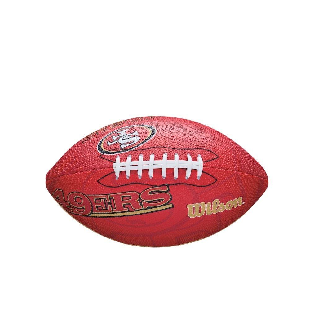 49ers Football Logo - Wilson NFL San Francisco 49ers Team Logo Junior Football