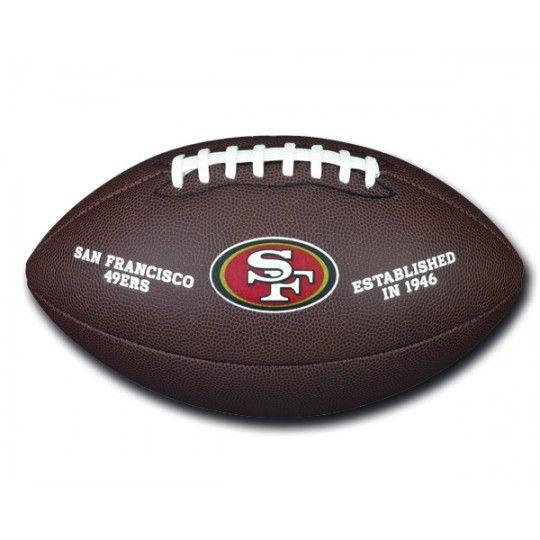 49ers Football Logo - Wilson San Francisco 49ers Team Logo Football | EP Sports