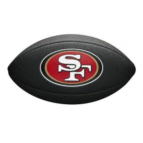 49ers Football Logo - NFL Team Logo Mini Football - San Francisco 49ers