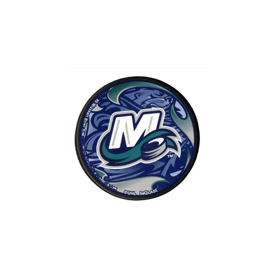 River M Logo - Missouri River Otters River Otters M Logo Puck on PopScreen