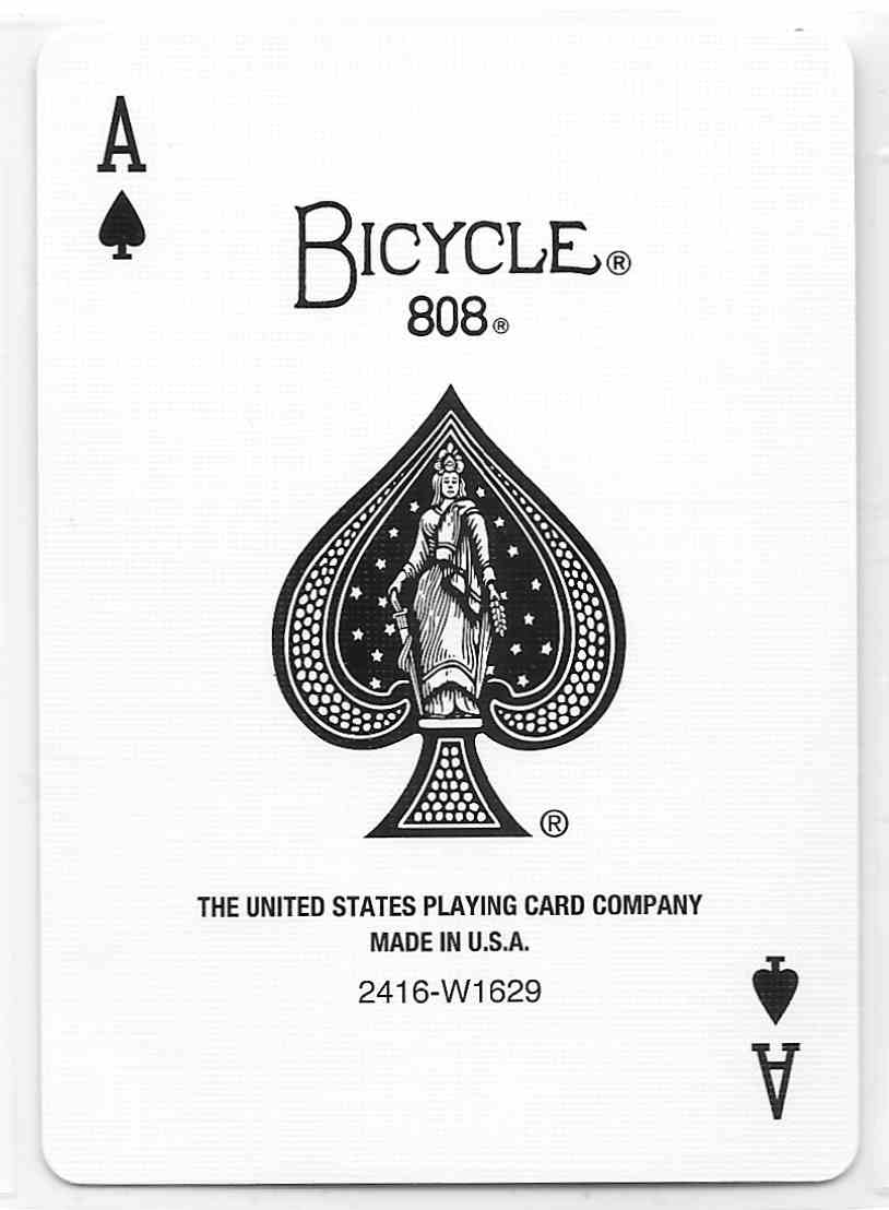 Ace of Spades White Star Logo - 2016 Bicycle Unchained Modern Single Swap Playing Card Ace Of ...
