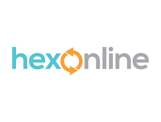 Exchange Online Logo - hexonline or hosted exchange online logo design - 48HoursLogo.com