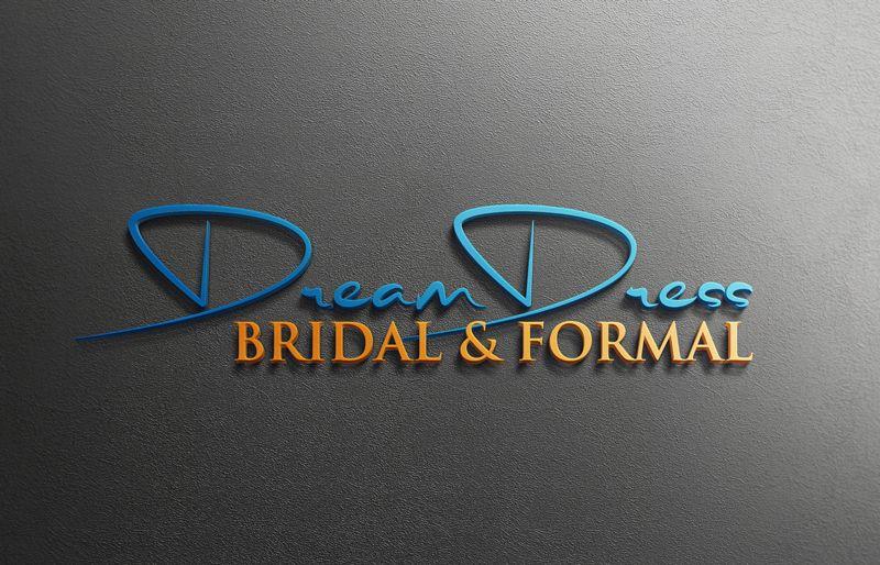 Dream Flower Logo - Modern, Feminine, Retail Logo Design for Dream Dress Bridal & Formal