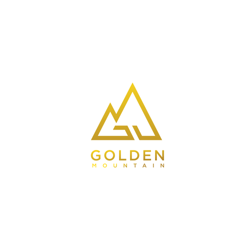 Golden Mountain Logo - golden mountain. Logo design contest