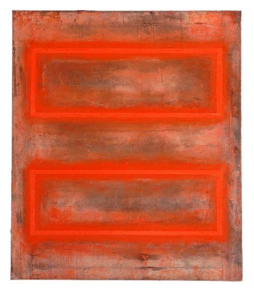 Two Red Rectangles Logo - Robert Stuart - Gallery » Works On Paper » Two Red Rectangles