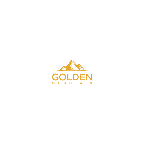 Golden Mountain Logo - golden mountain. Logo design contest