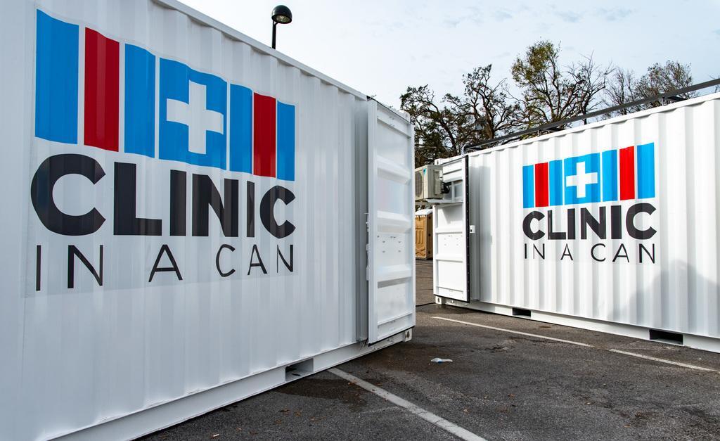 Two Red Rectangles Logo - Americares Sets Up Free Health Clinic | FEMA.gov