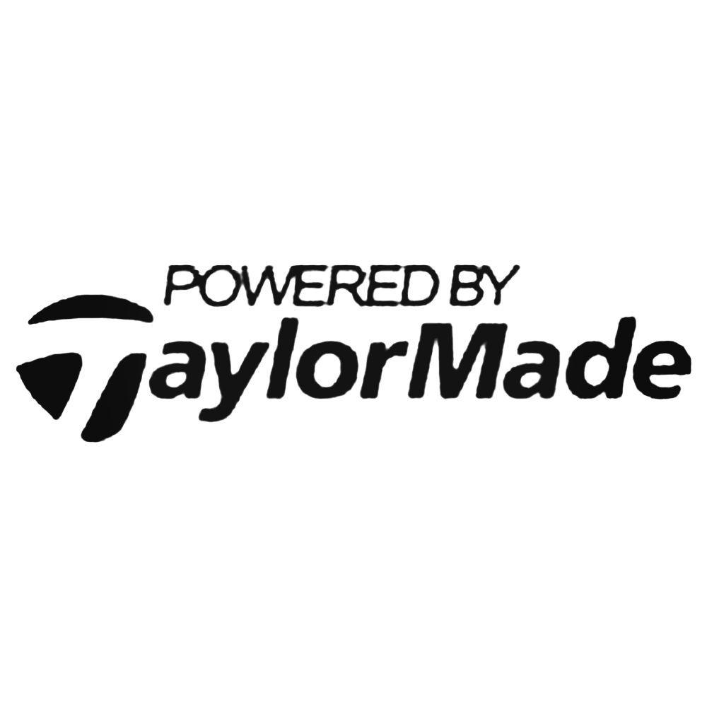 TaylorMade Golf Logo - Powered By Taylormade Golf Die Cut Decal Sticker