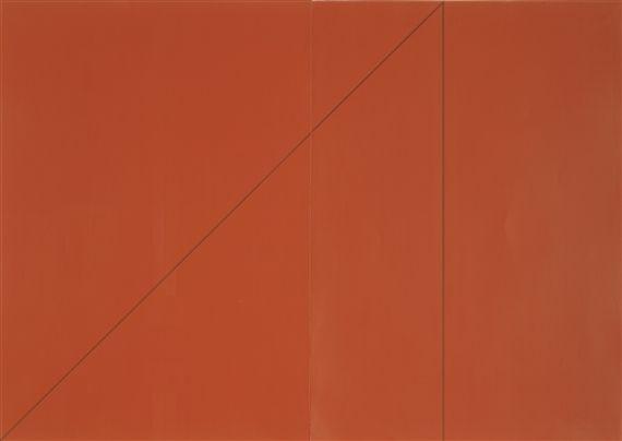 Two Red Rectangles Logo - Mangold Robert | A TRIANGLE WITHIN TWO RECTANGLES (RED) (1977 ...