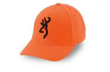 Large Orange Browning Logo - Browning Flex Fit Safety Cap. Up to 40% Off Free Shipping over $49!