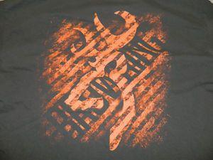 Large Orange Browning Logo - Browning Men Orange Buck On Back Large T Shirt Hunting Outdoors