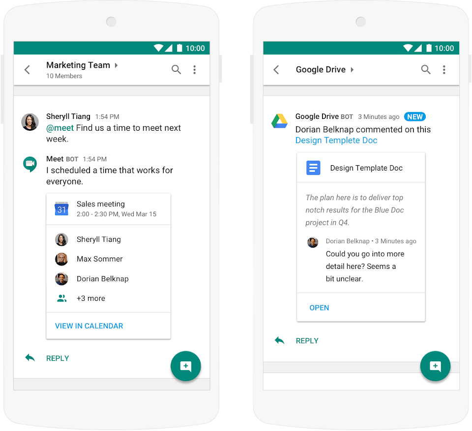 Google G Suite Mobile App Logo - Google Hangouts Chat: Secure Team Messaging