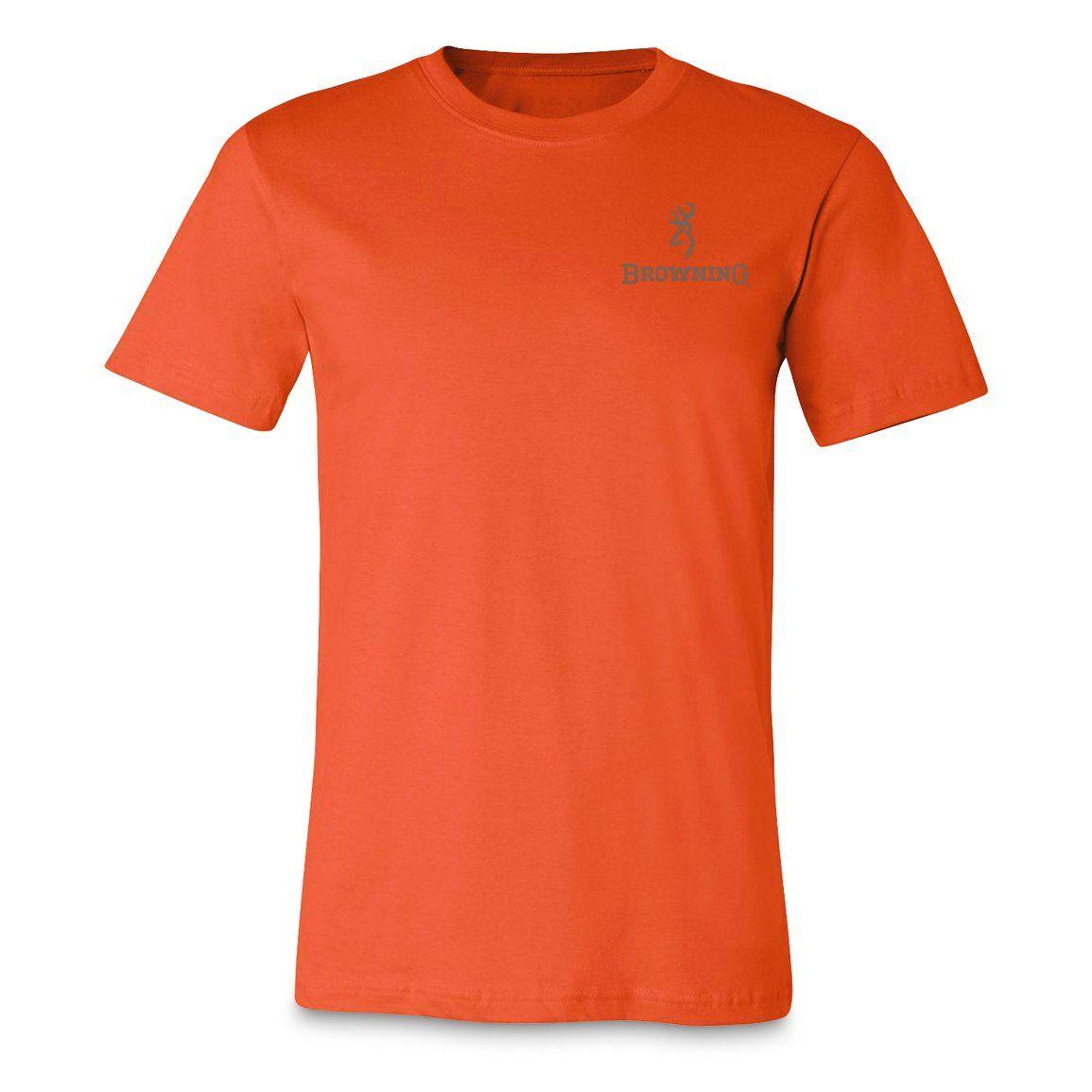 Large Orange Browning Logo - Amazon.com: Browning Men's Antler Buckmark Short-Sleeve T-Shirt ...