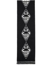 Gucci Diamond Logo - Gucci Black GG Diamond Logo Wool Cashmere Scarf in Black for Men - Lyst