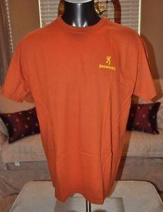 Large Orange Browning Logo - BROWNING MENS T SHIRT X LARGE NEW WITH TAGS TEXAS Burnt Orange