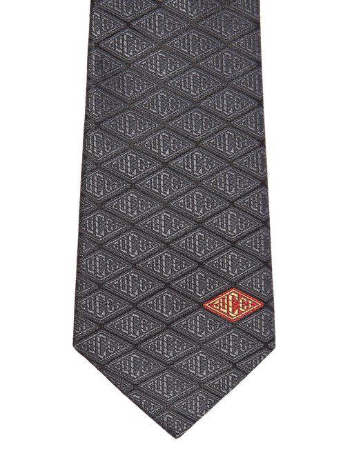 Gucci Diamond Logo - Diamond-logo silk tie | Gucci | MATCHESFASHION.COM UK