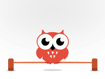 Owls Cartoon Logo - Loading animation from owl logo. by Javier Oliver | Dribbble | Dribbble